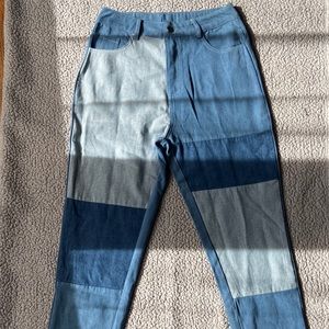 Denim Patterned Jeans💙